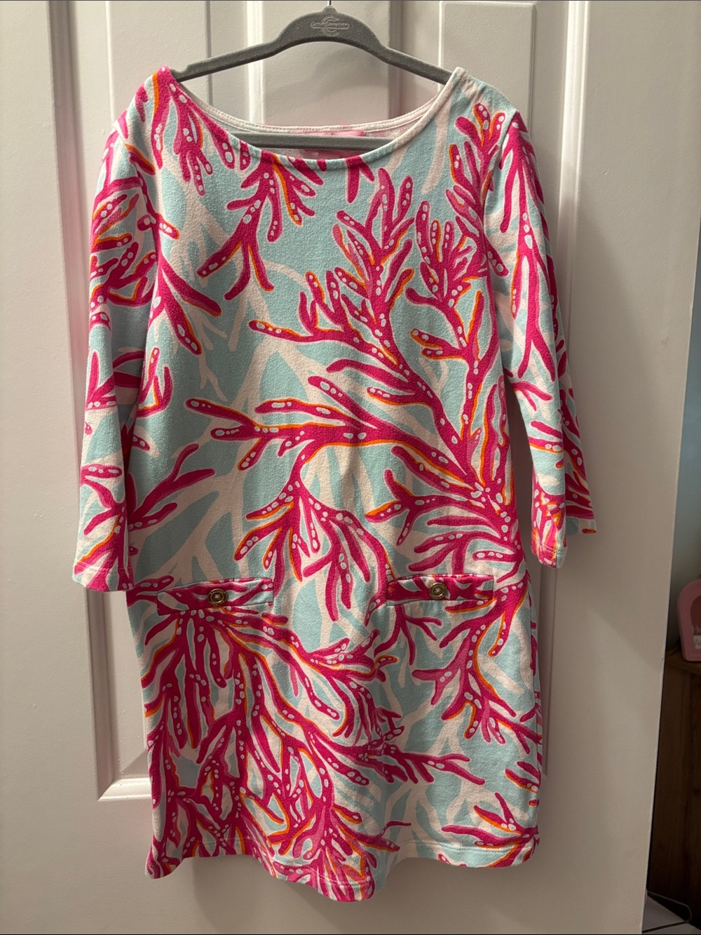 Girls Lily Pulitzer shift dress 6/7 M